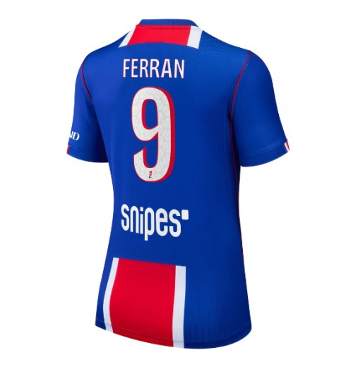 Paris Saint-Germain Ferran Torres #9 Domácí Dres pro Dámské 2026-27 Krátký Rukáv Paris Saint-Germain Ferran Torres #9 Domácí Dres pro Dámské 2026-27 Krátký Rukáv